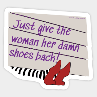 Damn Shoes! Sticker